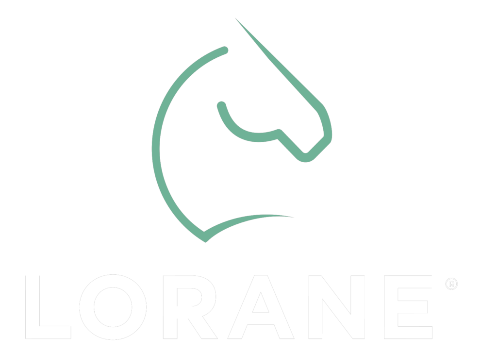 Logo vert de la marque Lorane.