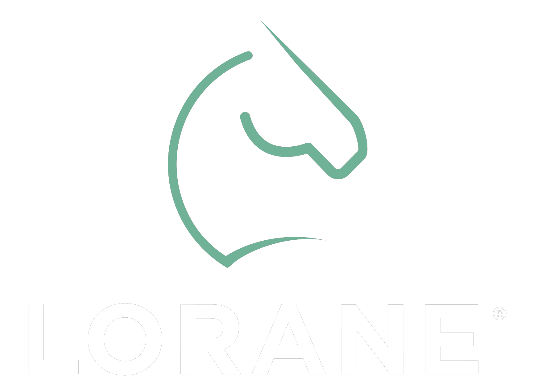 Logo vert de la marque Lorane.